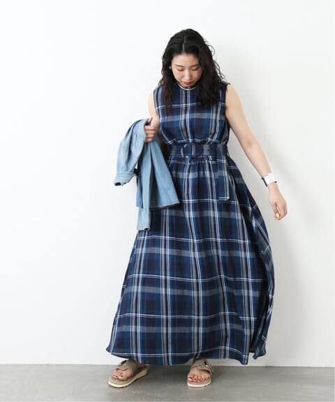 Bluebird Boulevard マドラスチェックマキシドレス Journal Standard L Essage ジャーナルスタンダード レサージュ 公式のファッション通販 Baycrew S Store