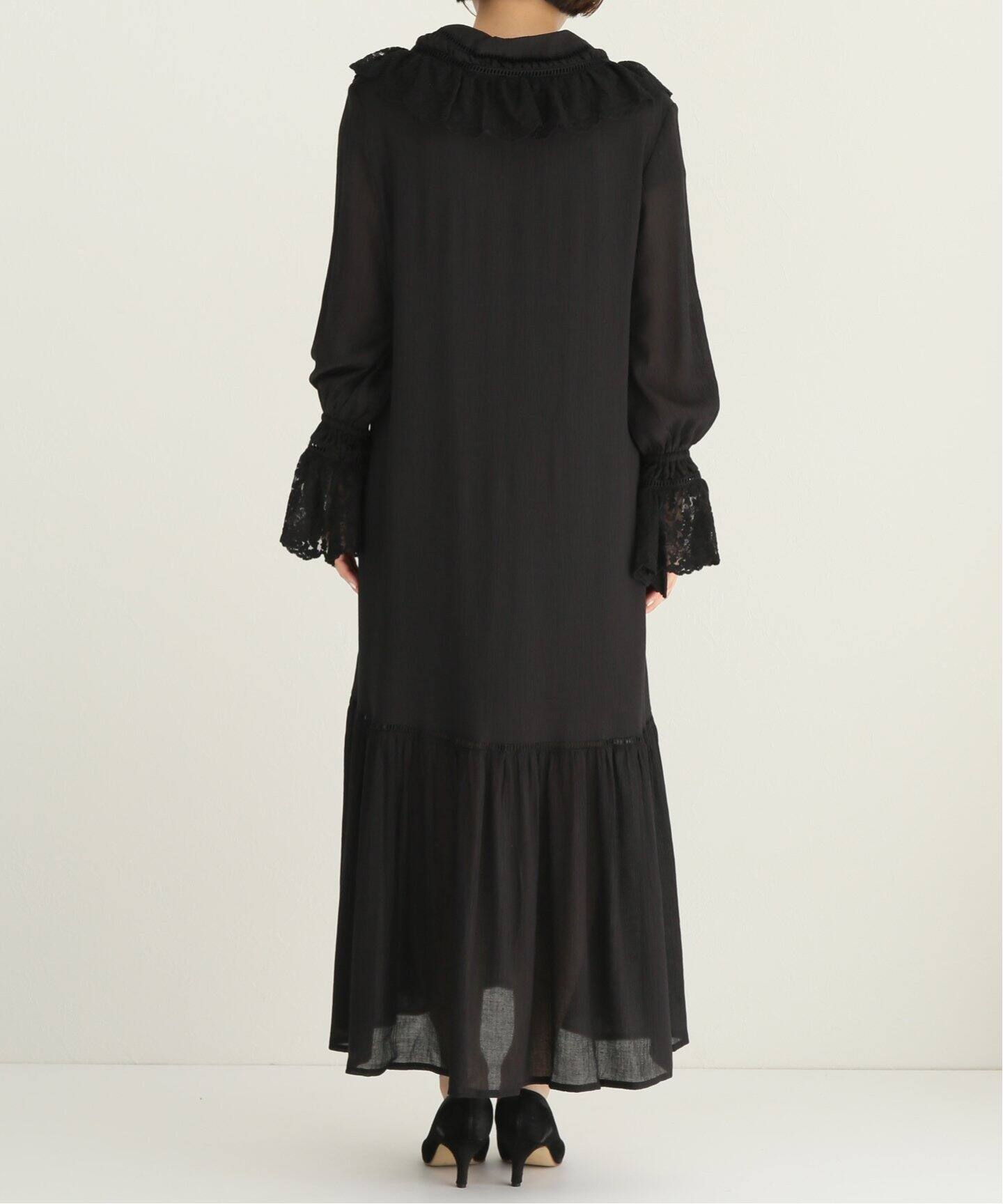 お気にいる 新品 定価7万 シルク バイマレーネビルガー 黒 34 デザインワンピース 即納 最大半額 Mahatmaacademy Com