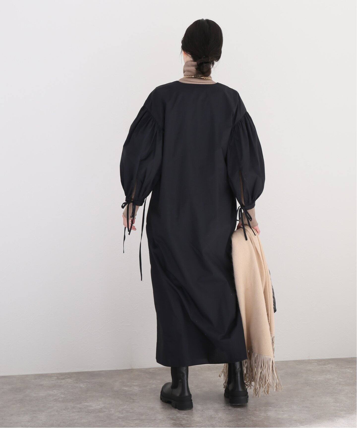 リアルサープラス 新品バイマレーネビルガー 編み模様カットソーワンピース灰色サイズxs Ww453 値引