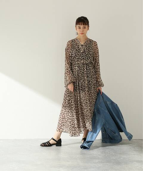 レオパードダブルギャザーワンピース Journal Standard ジャーナルスタンダード 公式のファッション通販 Baycrew S Store