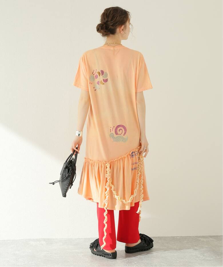 COLLINA STRADA/コリーナ・ストラーダ】 Tshirt dress：ワンピース  