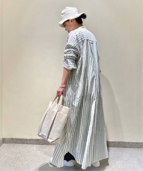 ストライプ スタンドシャツワンピース Journal Standard Luxe ジャーナルスタンダード ラックス 公式のファッション通販 Baycrew S Store