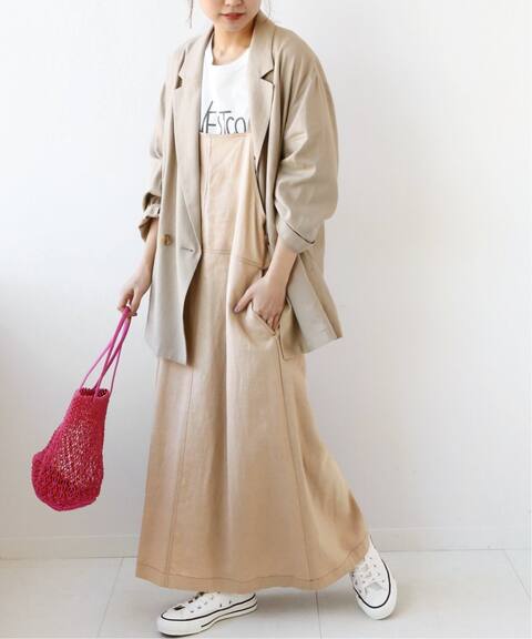 追加 リネン Visキャンバスエプロンワンピース Journal Standard Relume ジャーナルスタンダード レリューム 公式のファッション通販 Baycrew S Store