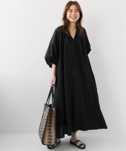 追加 リネンコットンラグランギャザーワンピース Journal Standard Relume ジャーナルスタンダード レリューム 公式のファッション通販 Baycrew S Store