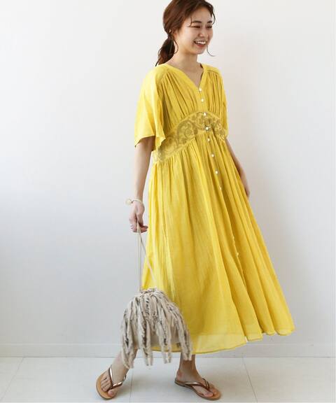 エンブロイダリーギャザーワンピース Journal Standard Relume ジャーナルスタンダード レリューム 公式のファッション通販 Baycrew S Store