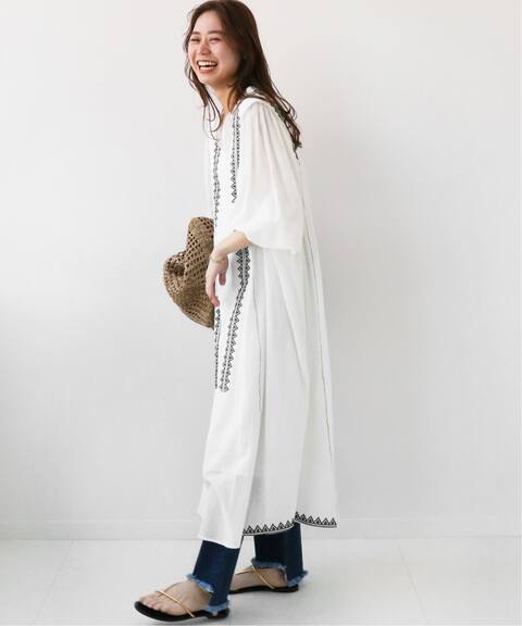 タックスリーブエンブロイダリーワンピース Journal Standard Relume ジャーナルスタンダード レリューム 公式のファッション通販 Baycrew S Store