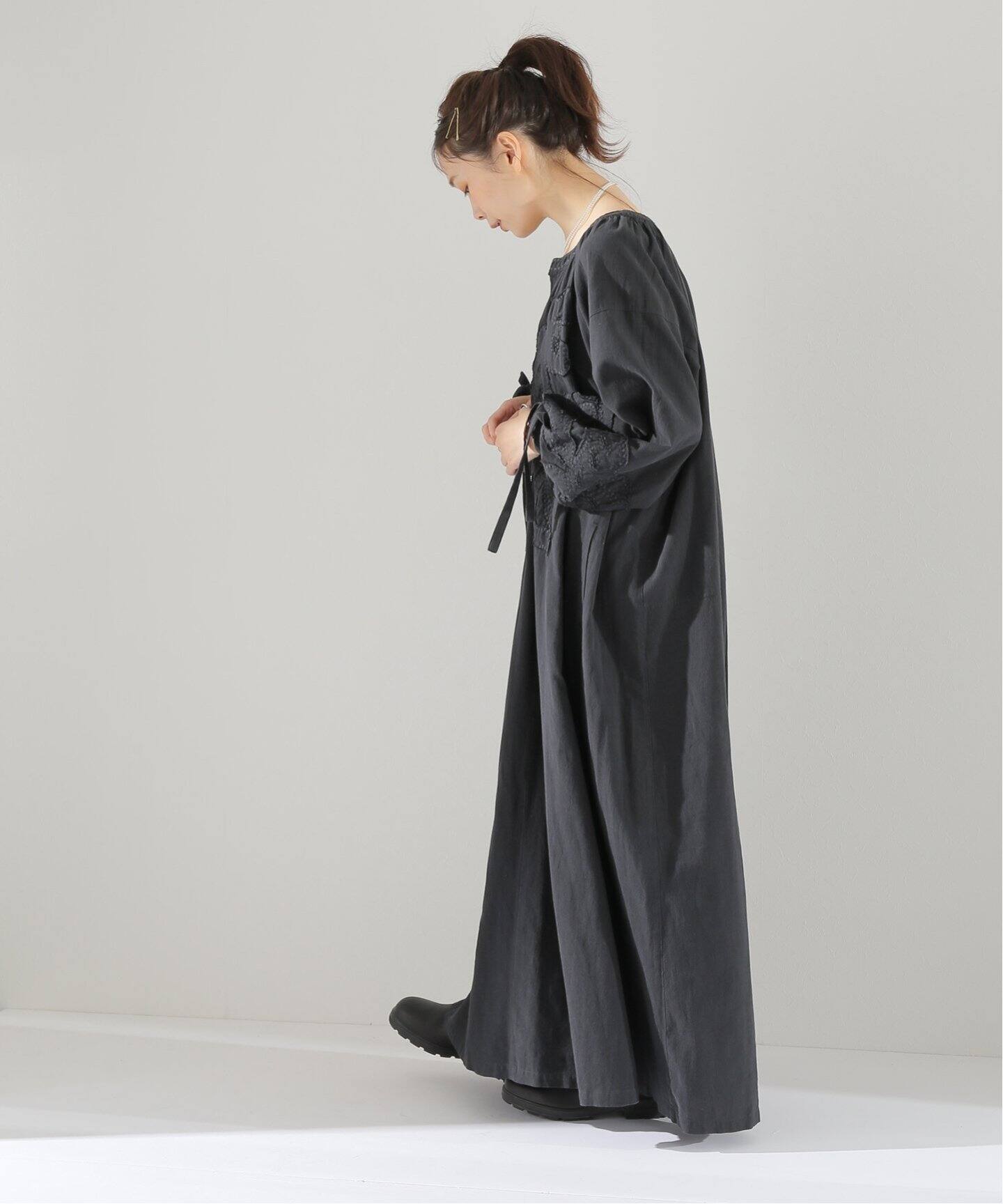 SARA MALLIKA/サラマリカ】C-LINEN PATCH DRESS:ワンピース|JOURNAL
