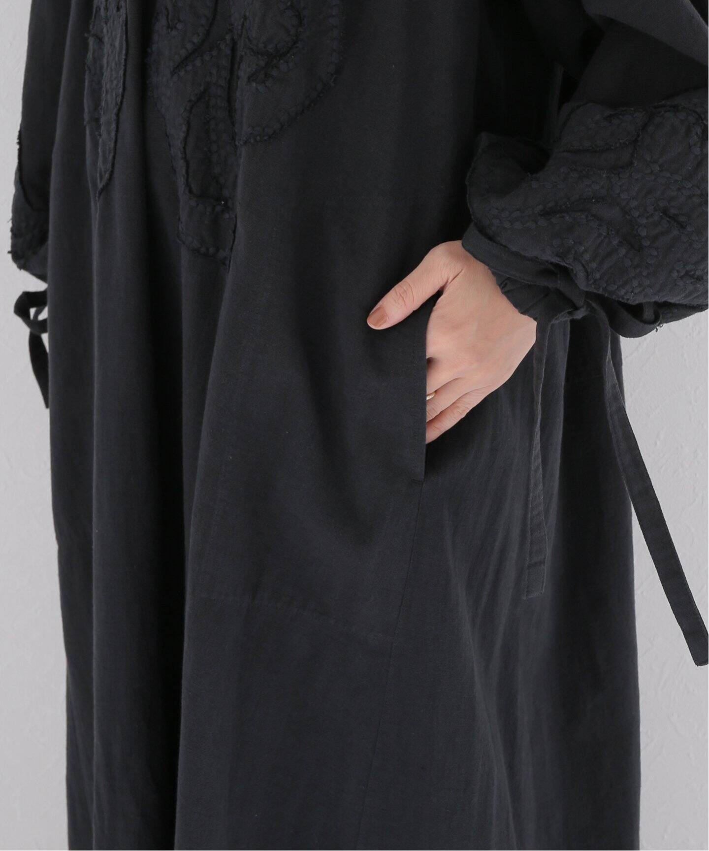 SARA MALLIKA/サラマリカ】C-LINEN PATCH DRESS:ワンピース|JOURNAL