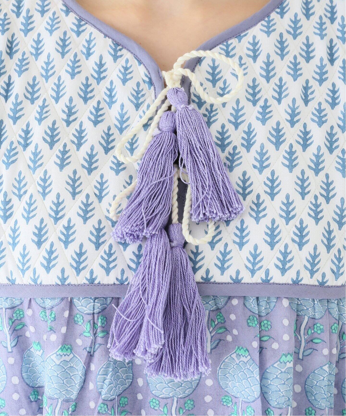 SZ Blockprints/エスゼットブロックプリント】別注COTTON DRESS|L
