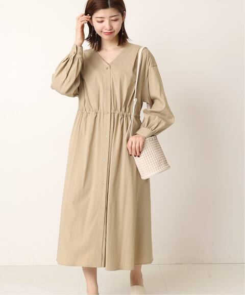 2way Vネック袖ボリュームワンピース B C Stock ベーセーストック 公式のファッション通販 Baycrew S Store