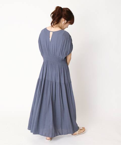 ウエストシャーリングティアードワンピース B C Stock ベーセーストック 公式のファッション通販 21040700086420 Baycrew S Store