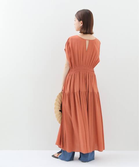 ウエストシャーリングティアードワンピース B C Stock ベーセーストック 公式のファッション通販 21040700086420 Baycrew S Store