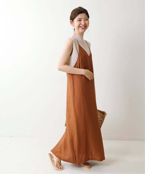 麻混キャミワンピース B C Stock ベーセーストック 公式のファッション通販 Baycrew S Store