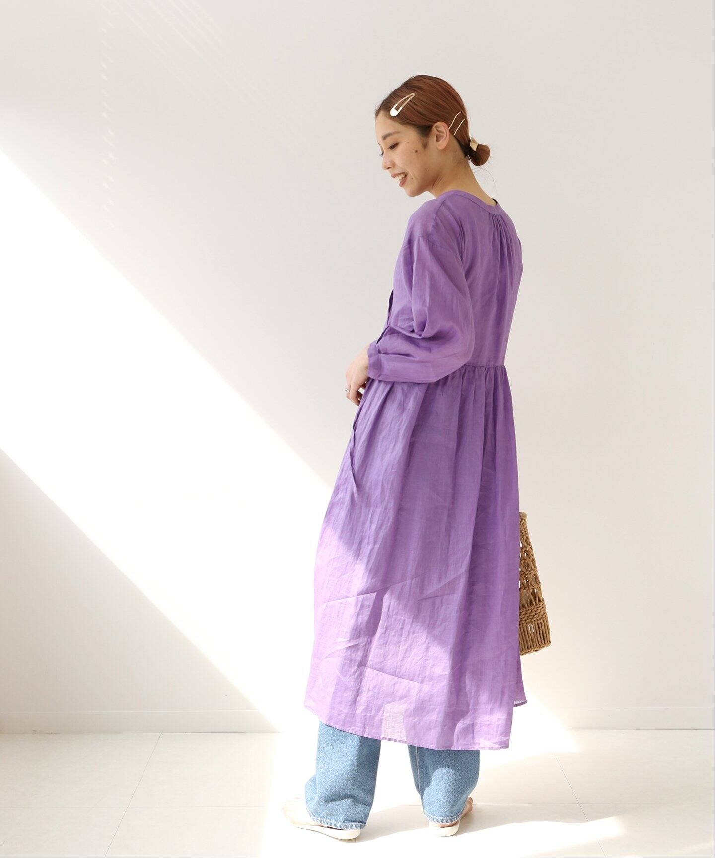 セール30 Off ホームスパン Homspun カシュクール ワンピース ガウン 最新コレックション