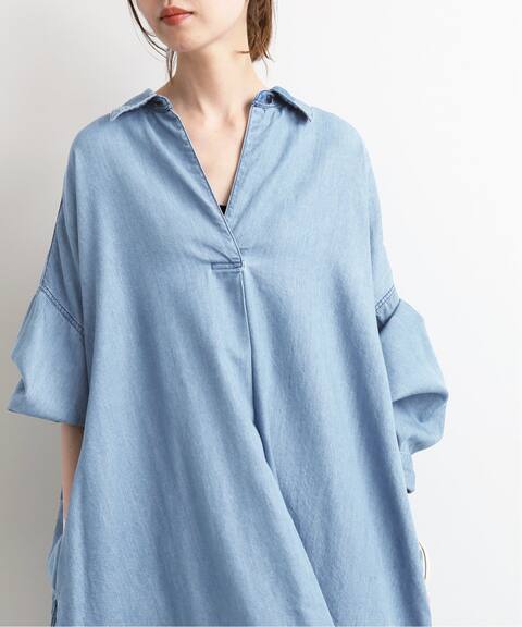 C Lyライトデニムプルオーバーワンピース Iena イエナ 公式のファッション通販 Baycrew S Store