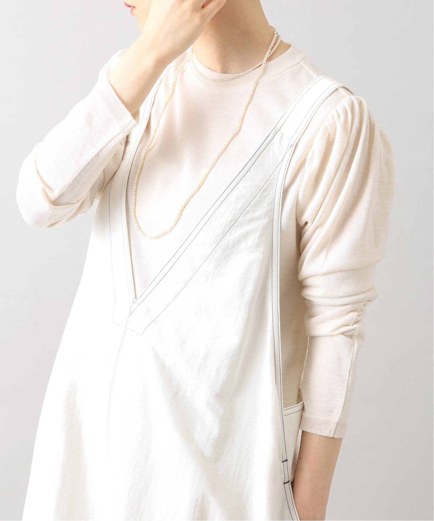 ポプリンVネックデザインワンピース◇（ワンピース）｜IENA（イエナ  