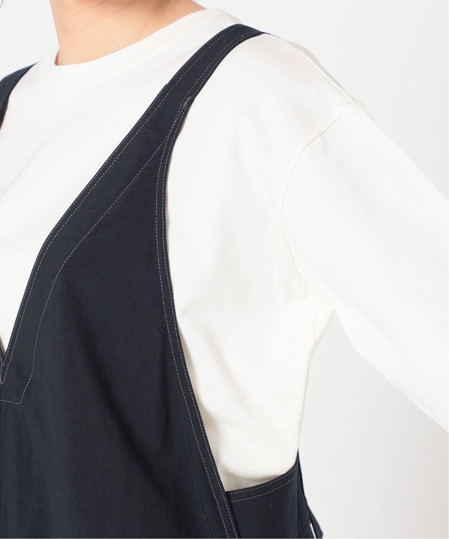 ポプリンVネックデザインワンピース◇（ワンピース）｜IENA（イエナ  