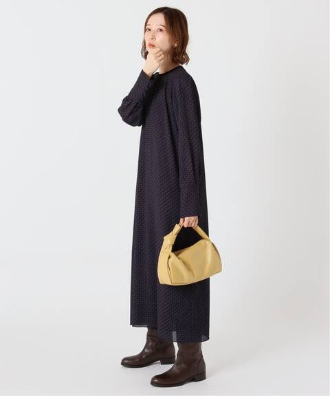 ドットクルーネックワンピース Iena イエナ 公式のファッション通販 Baycrew S Store