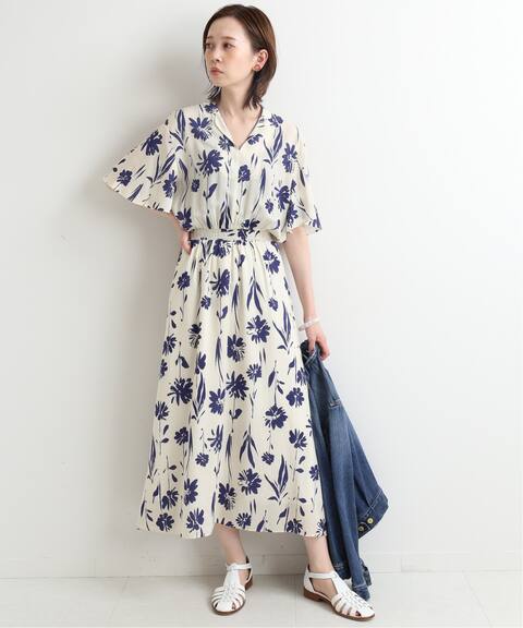 Deveaux ビッグフラワーワンピース Iena イエナ 公式のファッション通販 Baycrew S Store
