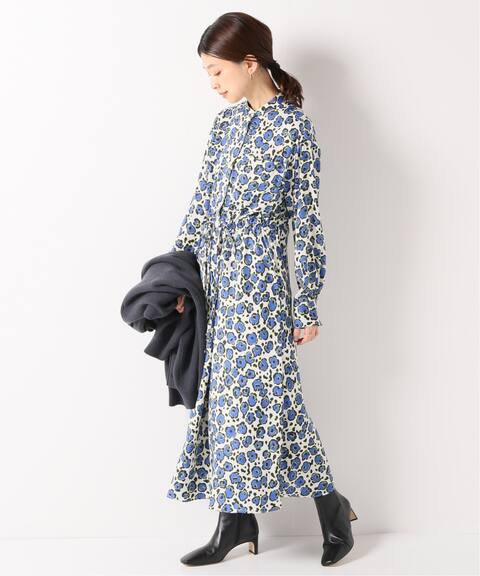 サテンプリントシャツワンピース Iena イエナ 公式のファッション通販 Baycrew S Store