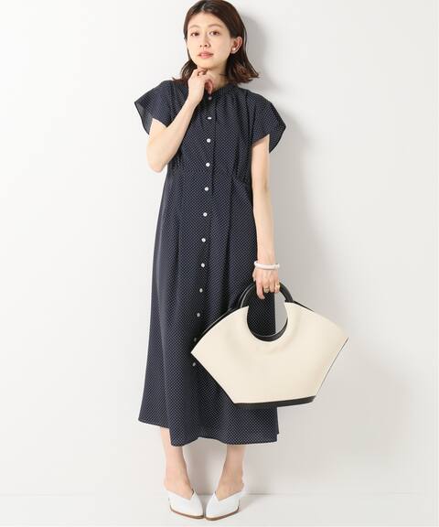 デシンプリントフロントボタンワンピース Iena イエナ 公式のファッション通販 Baycrew S Store