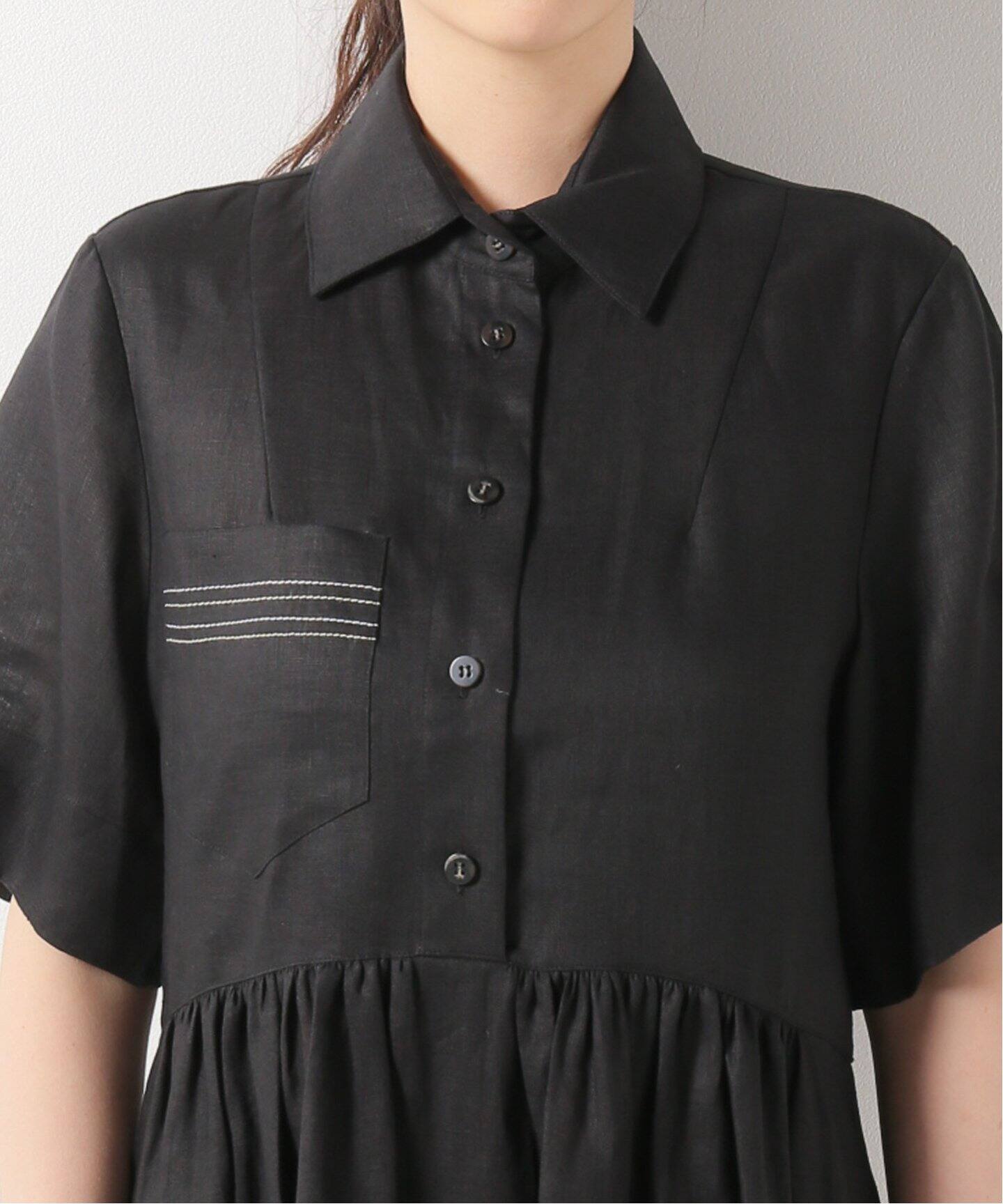 100 本物保証 イエナ Lee Mathews リー マシュー Sidney リネンシャツワンピース 在庫限り Kweli Shop