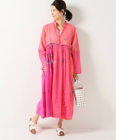 Injiri インジリ ピンクコットンワンピース Iena イエナ 公式のファッション通販 Baycrew S Store
