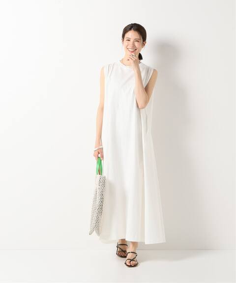 Hakuji ハクジ コットンタイトフレアワンピース Iena イエナ 公式のファッション通販 Baycrew S Store