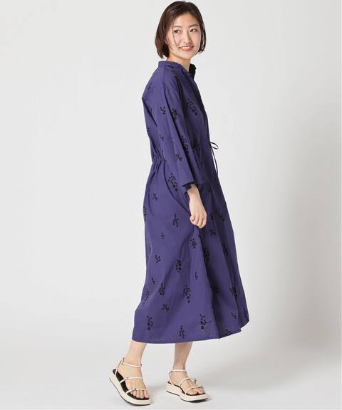 Ne Quittez Pas ヌキテパ ポプリンフラワーシャツワンピース Iena イエナ 公式のファッション通販 Baycrew S Store