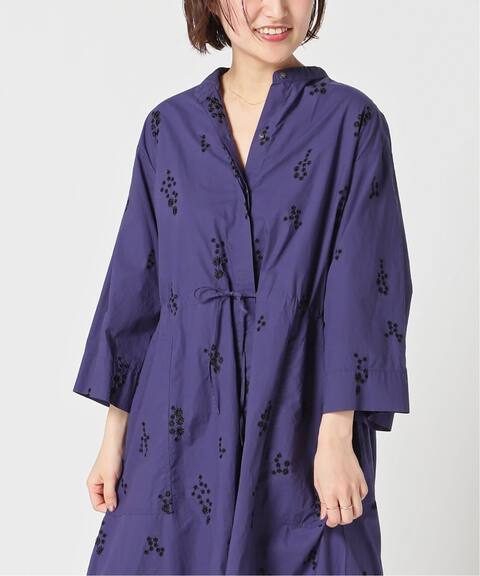 Ne Quittez Pas ヌキテパ ポプリンフラワーシャツワンピース Iena イエナ 公式のファッション通販 Baycrew S Store