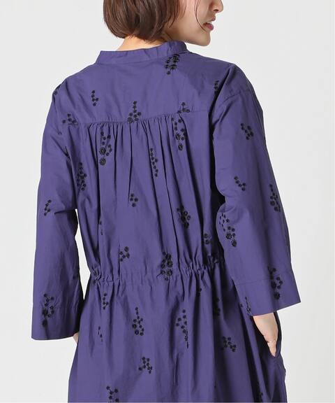 Ne Quittez Pas ヌキテパ ポプリンフラワーシャツワンピース Iena イエナ 公式のファッション通販 Baycrew S Store