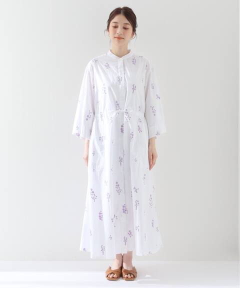 Ne Quittez Pas ヌキテパ ポプリンフラワーシャツワンピース Iena イエナ 公式のファッション通販 Baycrew S Store