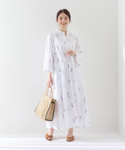 Ne Quittez Pas ヌキテパ ポプリンフラワーシャツワンピース Iena イエナ 公式のファッション通販 Baycrew S Store