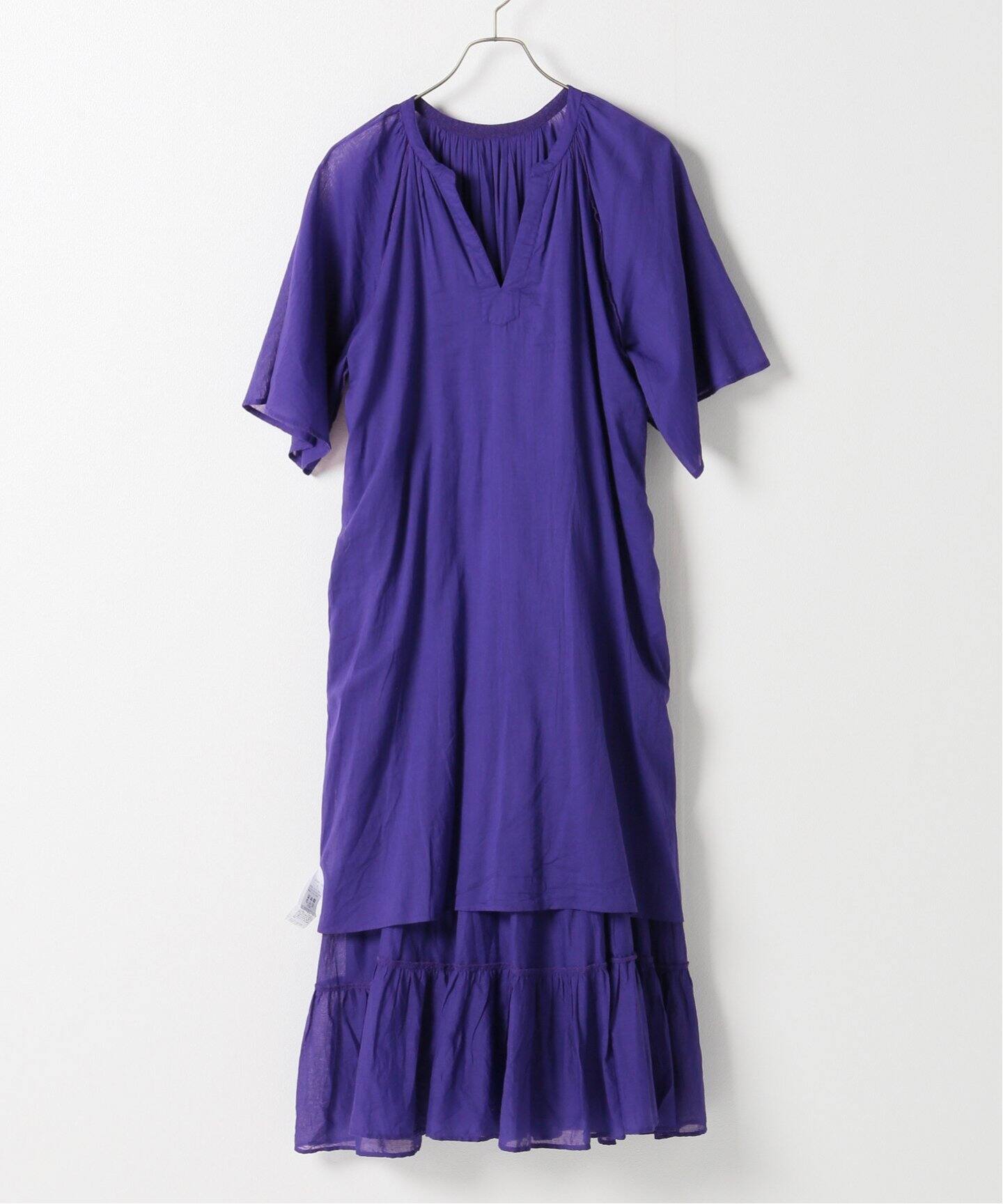 全ての ヌキテパ コットンボイルティアードマキシドレス ワンピース 即納 最大半額