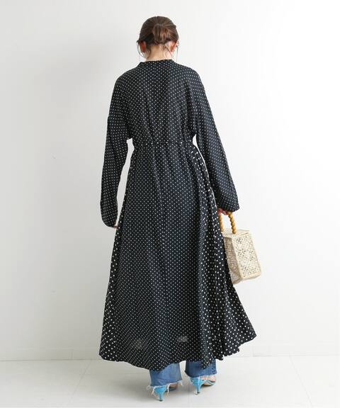 Ne Quittez Pas ヌキテパ Cotton Rayon Twill Print Gown ワンピース Iena イエナ 公式のファッション通販 Baycrew S Store