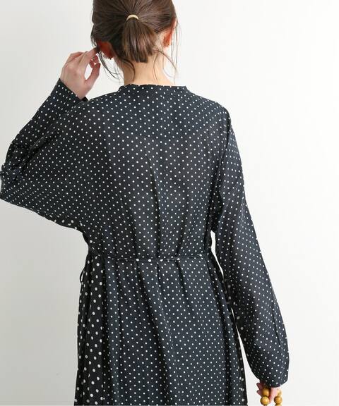 Ne Quittez Pas ヌキテパ Cotton Rayon Twill Print Gown ワンピース Iena イエナ 公式のファッション通販 Baycrew S Store