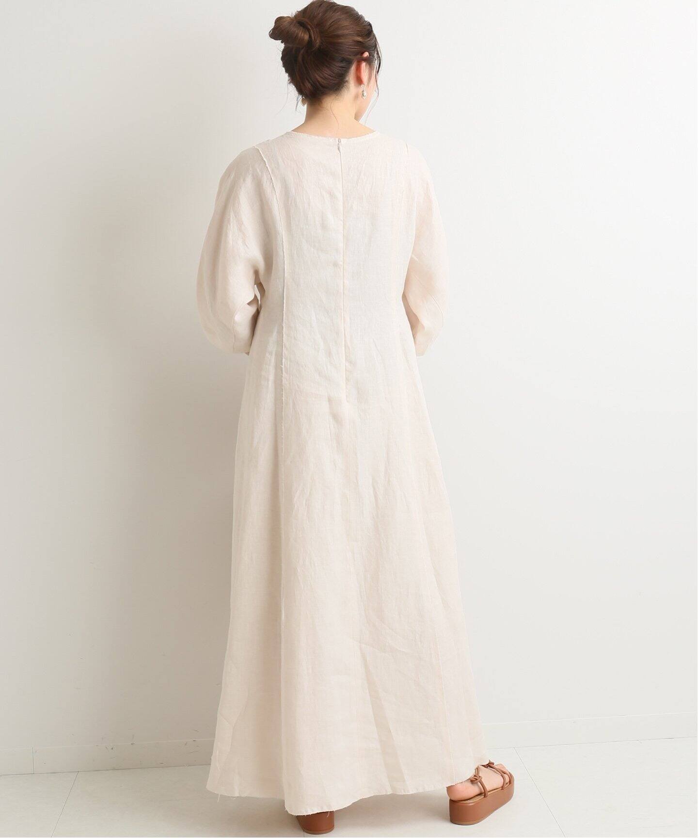 日本最大級 人気 Louisvuitton アングレーズ リネン トワール ワンピース 配送員設置送料無料