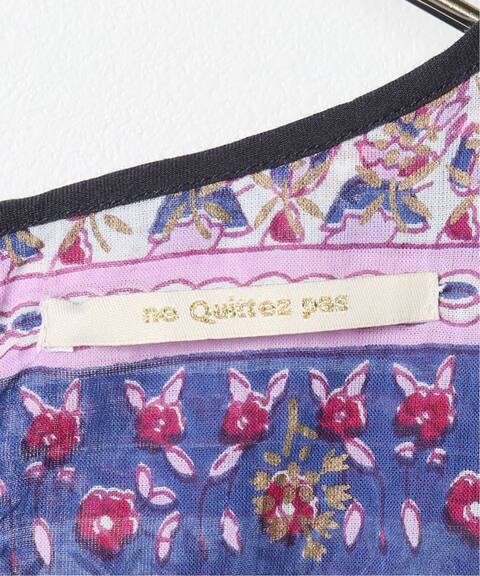 Ne Quittez Pas ヌキテパ エスニックフリルワンピース Iena イエナ 公式のファッション通販 Baycrew S Store