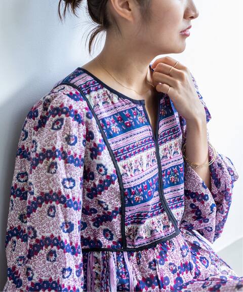 Ne Quittez Pas ヌキテパ エスニックフリルワンピース Iena イエナ 公式のファッション通販 Baycrew S Store