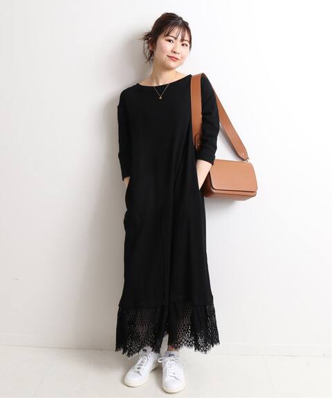 レースドッキングワッフルワンピース Slobe Iena スローブ イエナ 公式のファッション通販 Baycrew S Store