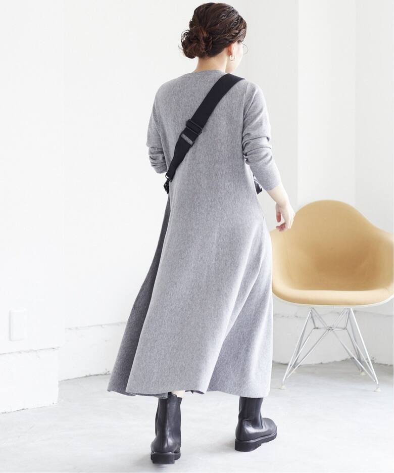 WEB限定/追加》ウォッシャブルフレアニットワンピース◇（ワンピース  