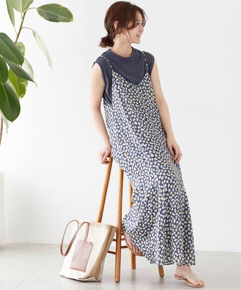 パンジープリントキャミワンピース Slobe Iena スローブ イエナ 公式のファッション通販 Baycrew S Store