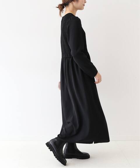 シャーリングクルーネックワンピース Slobe Iena スローブ イエナ 公式のファッション通販 Baycrew S Store