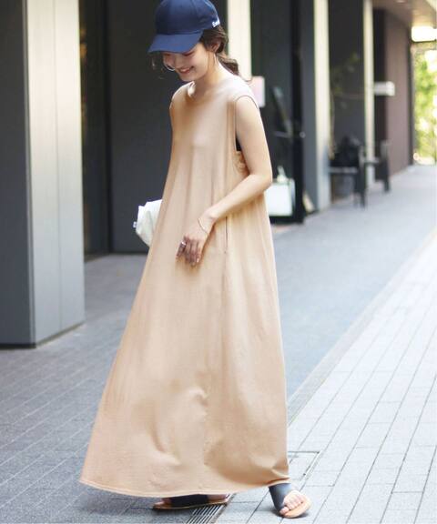 21 天竺ロングワンピース Slobe Iena スローブ イエナ 公式のファッション通販 Baycrew S Store