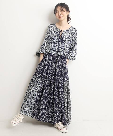 Deveaux マルチパターンワンピース Slobe Iena スローブ イエナ 公式のファッション通販 Baycrew S Store