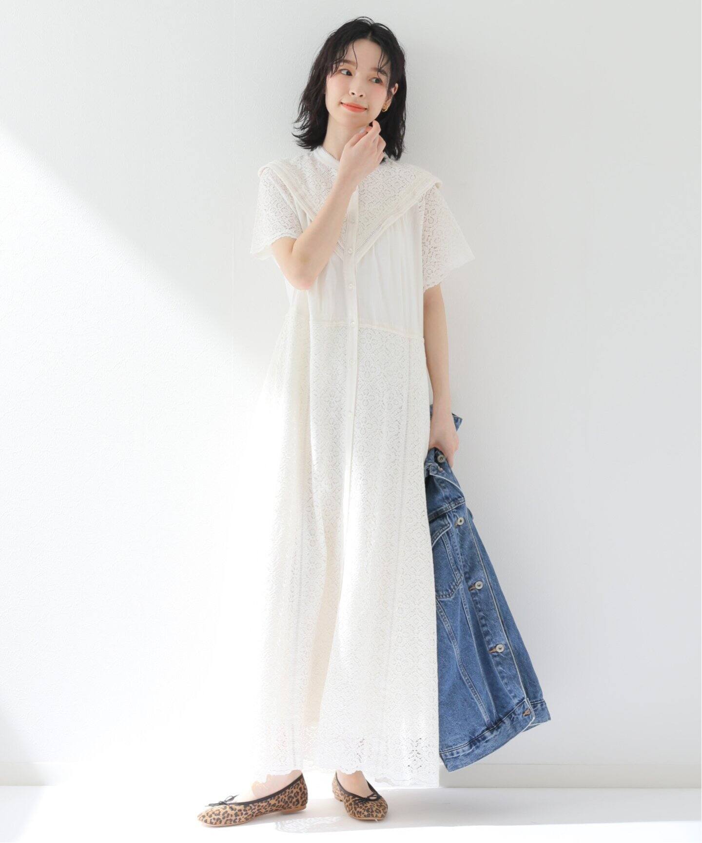 レーストリミングワンピース Slobe Iena スローブ イエナ 公式のファッション通販 Baycrew S Store