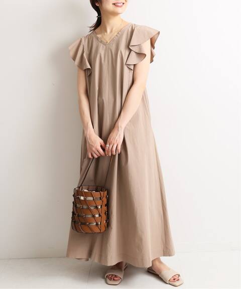 コットンフレアスリーブワンピース Slobe Iena スローブ イエナ 公式のファッション通販 Baycrew S Store
