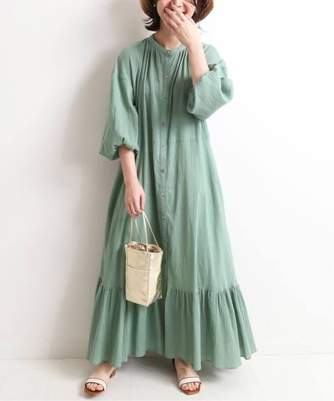 ウォッシャブル楊柳フレアワンピース Slobe Iena スローブ イエナ 公式のファッション通販 Baycrew S Store