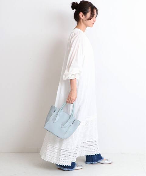 追加 コットンレースギャザーワンピース Slobe Iena スローブ イエナ 公式のファッション通販 Baycrew S Store
