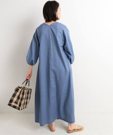 リネン混ニュアンスネックワンピース Slobe Iena スローブ イエナ 公式のファッション通販 Baycrew S Store